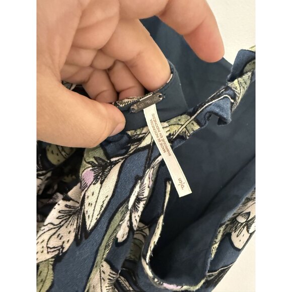 Free People Women's Dear You Mini Floral Paisley Dress Whimsical Size Small - Picture 6 of 9